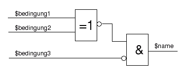 Beispiel 4 mit der Digitaltechnik